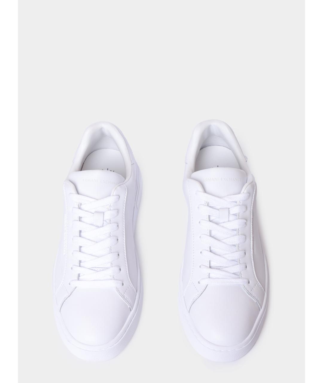 ARMANI EXCHANGE Белые низкие кроссовки / кеды, фото 4