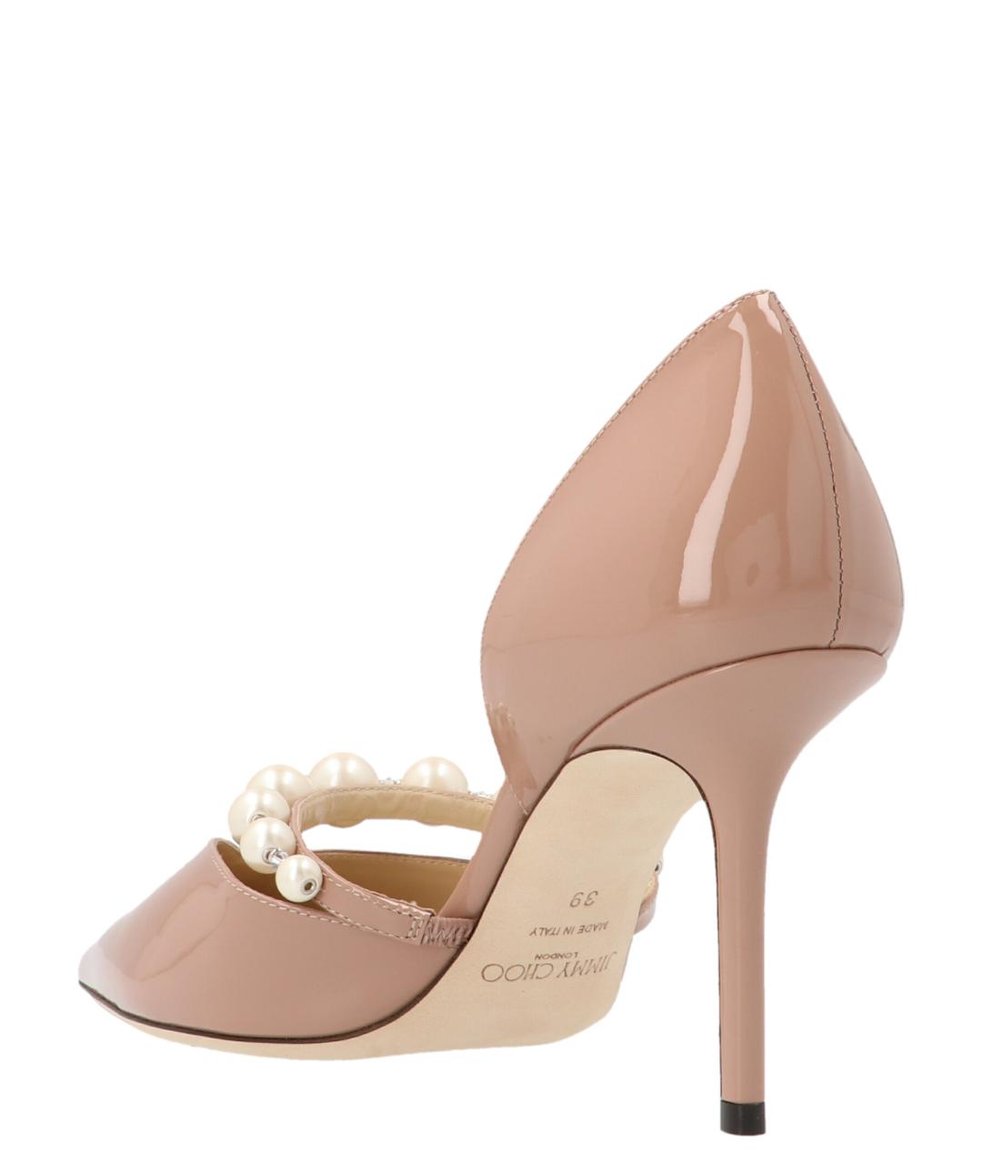 JIMMY CHOO Розовые туфли из лакированной кожи, фото 2