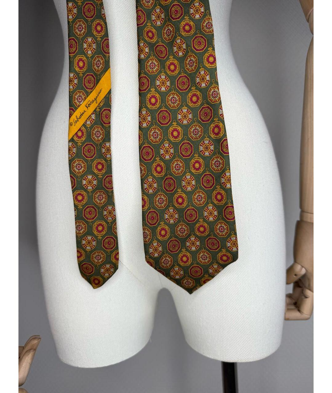 FERRAGAMO Мульти шелковый галстук, фото 5