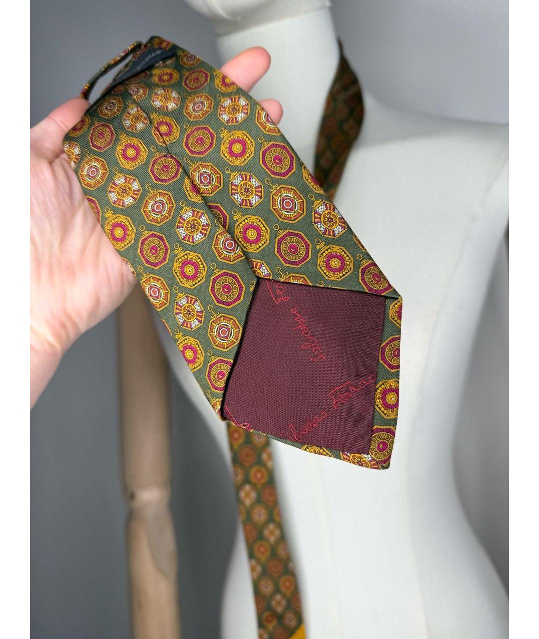 FERRAGAMO Мульти шелковый галстук, фото 3