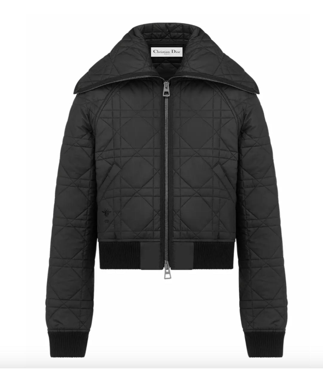 CHRISTIAN DIOR Черная полиэстеровая куртка, фото 2