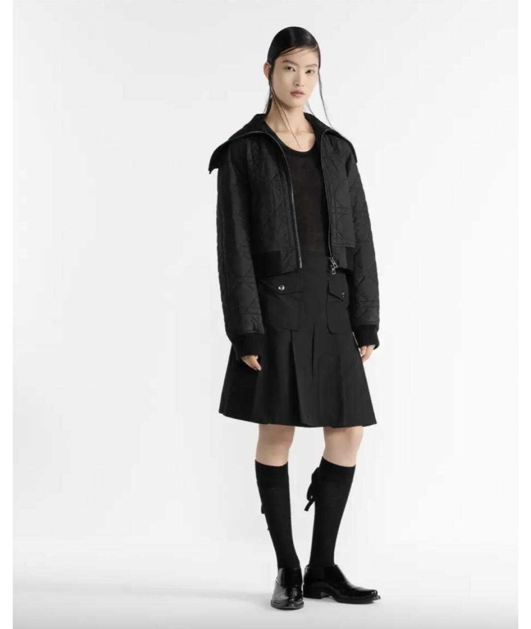 CHRISTIAN DIOR Черная полиэстеровая куртка, фото 3