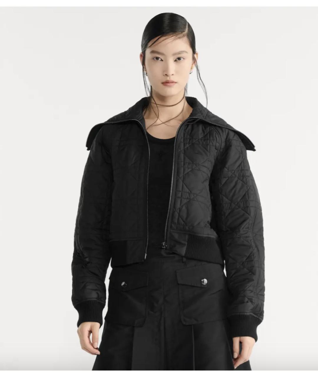 CHRISTIAN DIOR Черная полиэстеровая куртка, фото 4