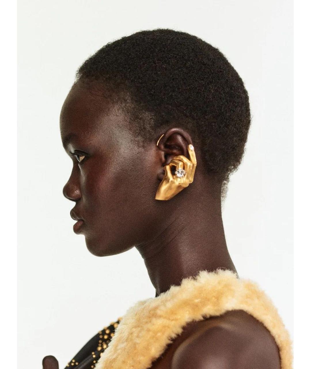 SCHIAPARELLI Желтые серьги, фото 3