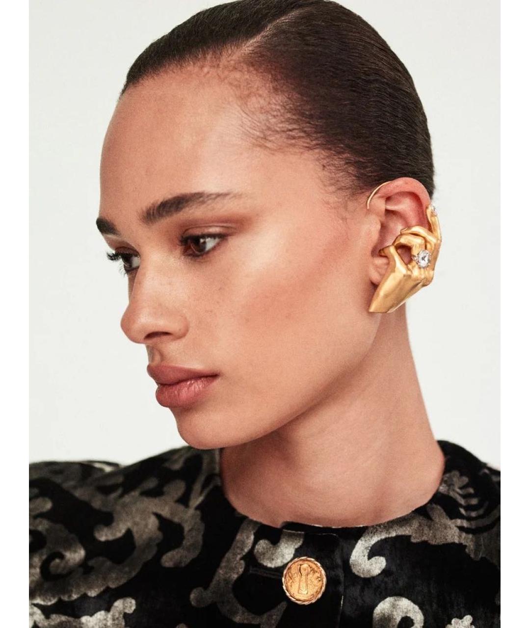 SCHIAPARELLI Желтые серьги, фото 2