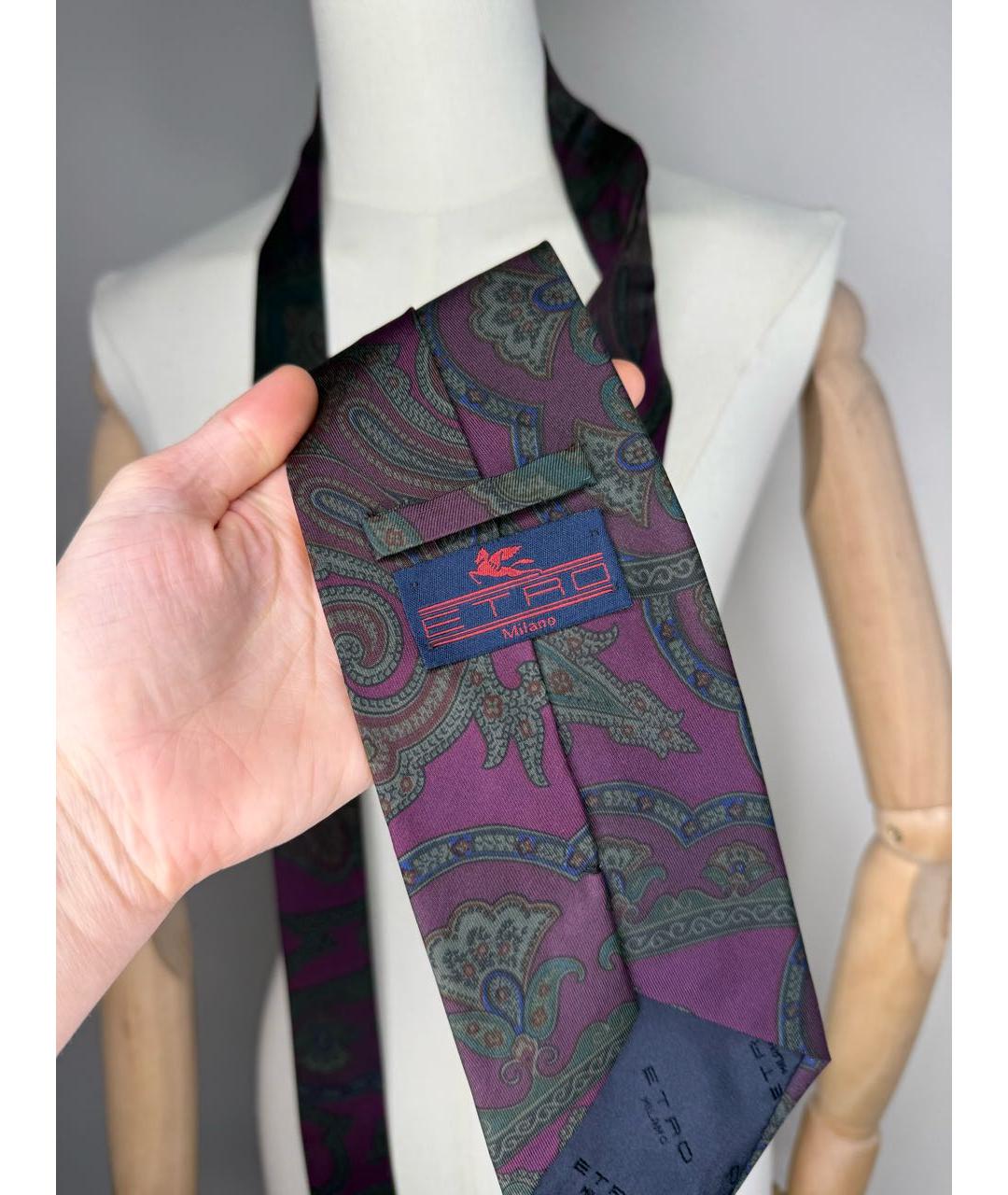 ETRO Мульти шелковый галстук, фото 3