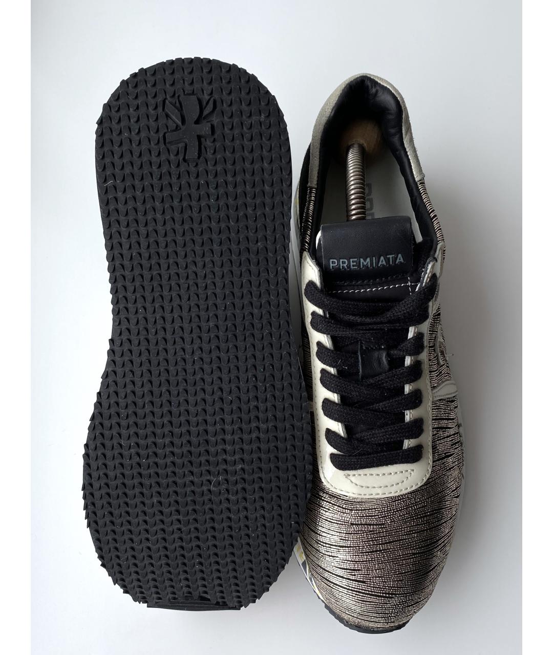 PREMIATA Золотые кроссовки, фото 4