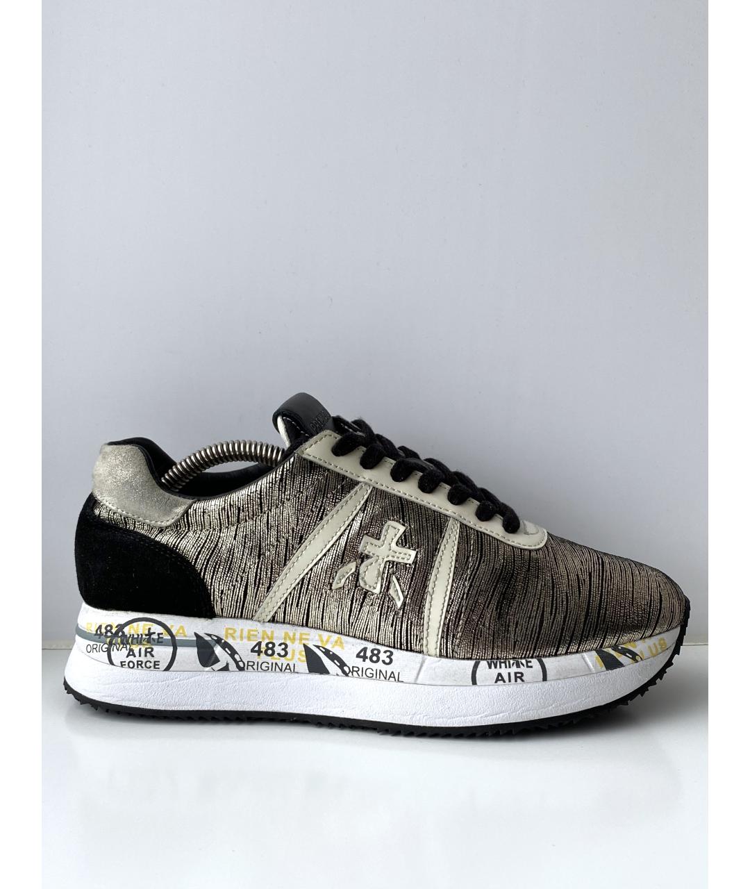 PREMIATA Золотые кроссовки, фото 10