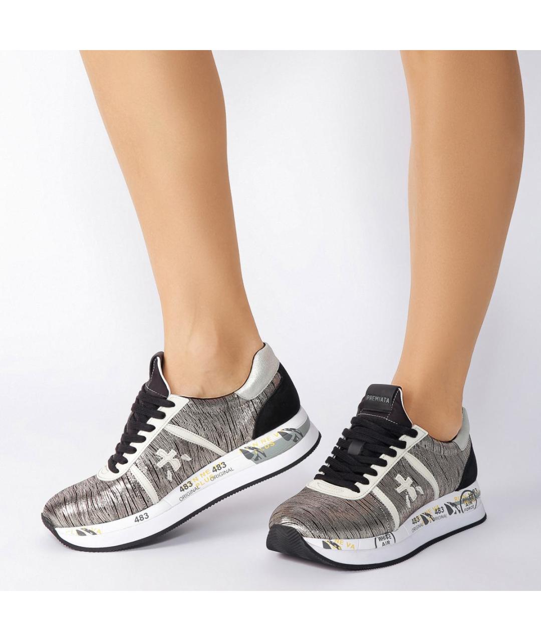 PREMIATA Золотые кроссовки, фото 9