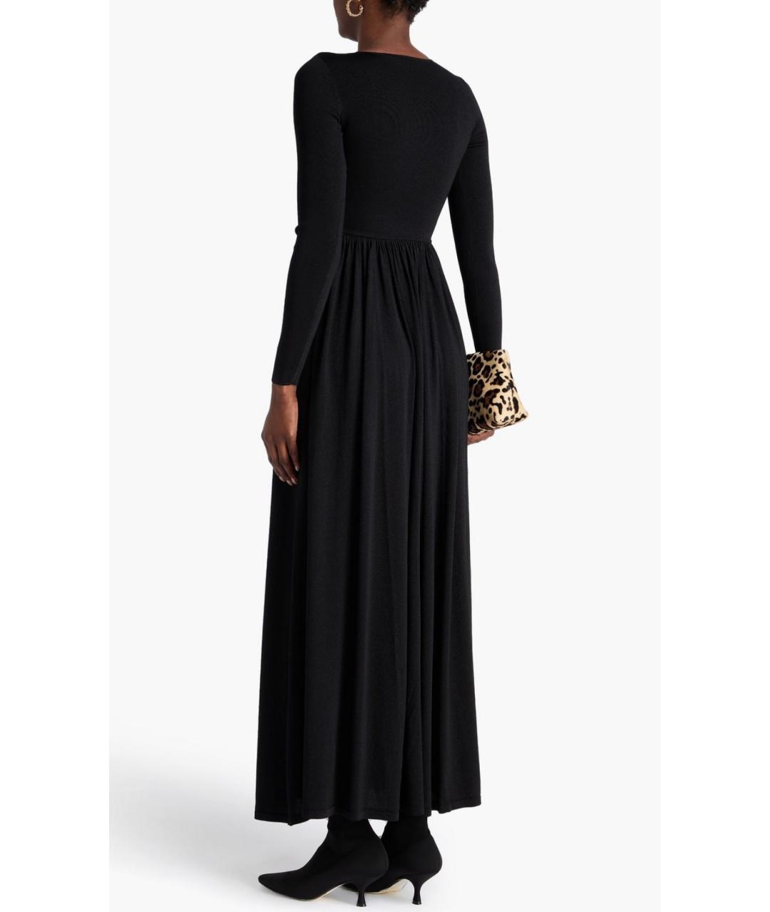 ZIMMERMANN Черное вискозное коктейльное платье, фото 3