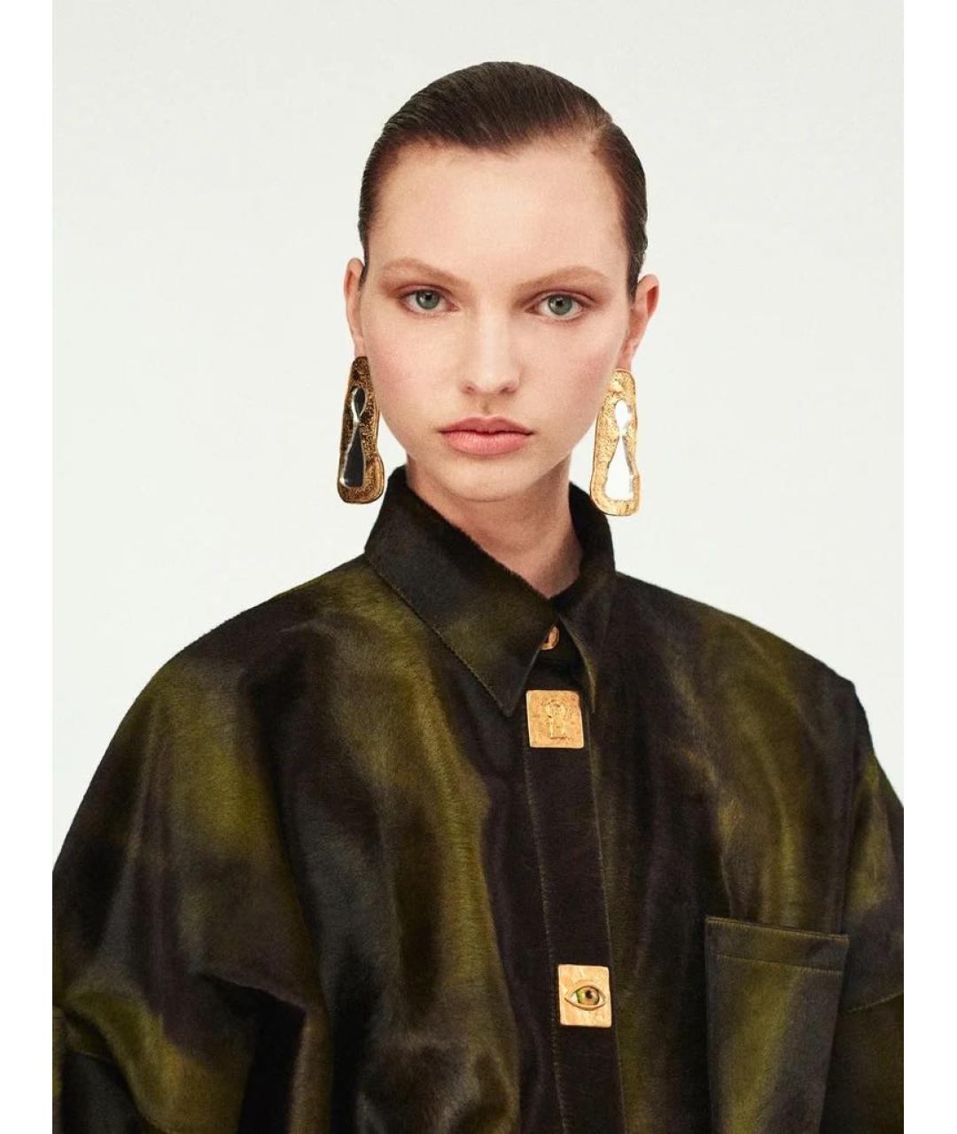 SCHIAPARELLI Желтые серьги, фото 2