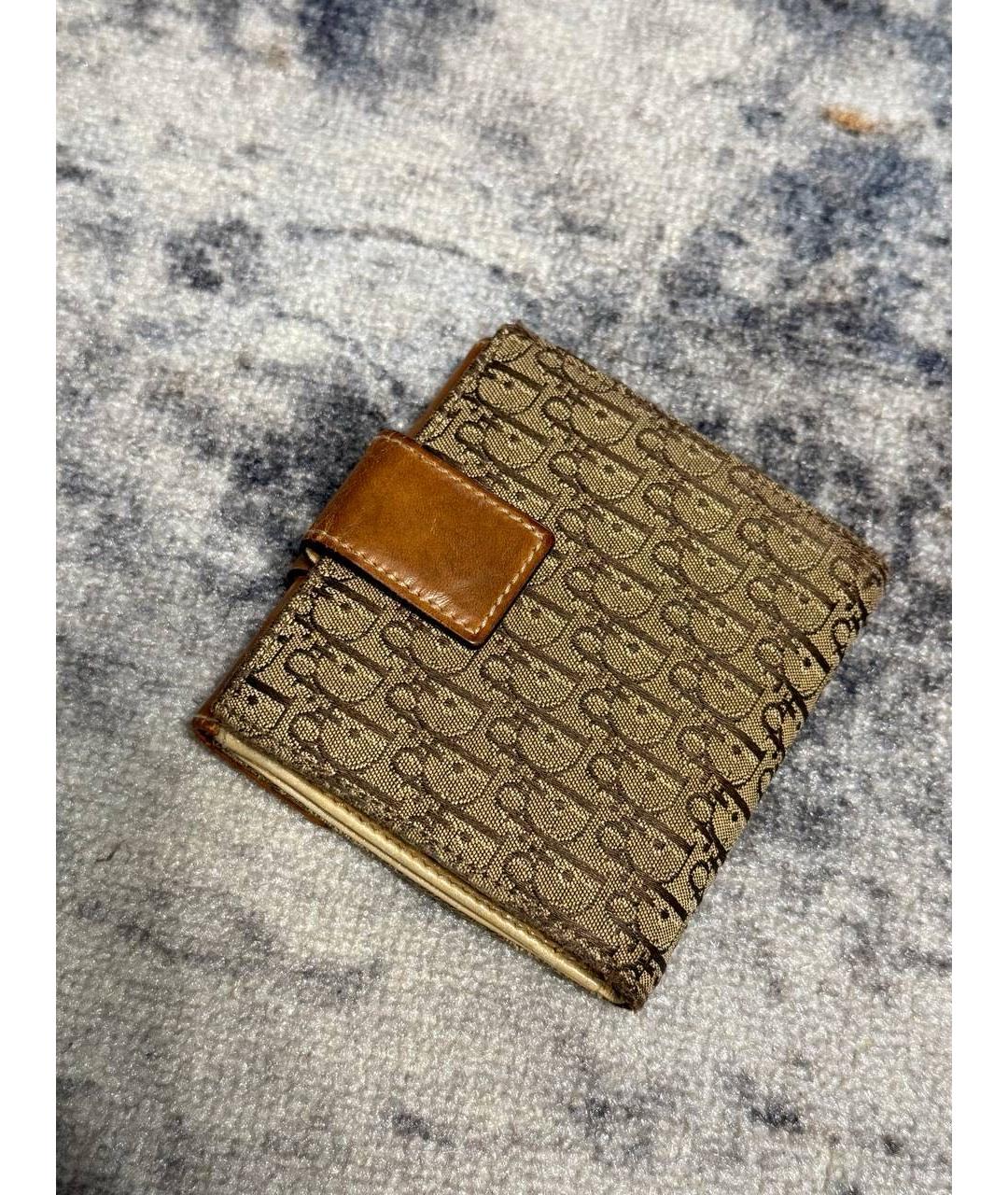 CHRISTIAN DIOR Коричневый кошелек, фото 3