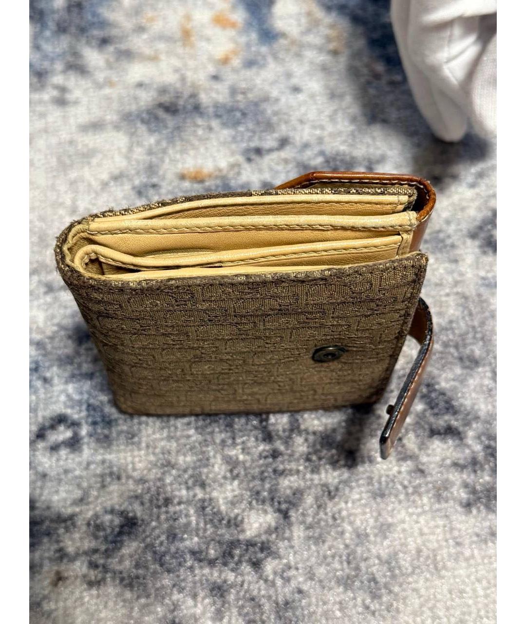 CHRISTIAN DIOR Коричневый кошелек, фото 2