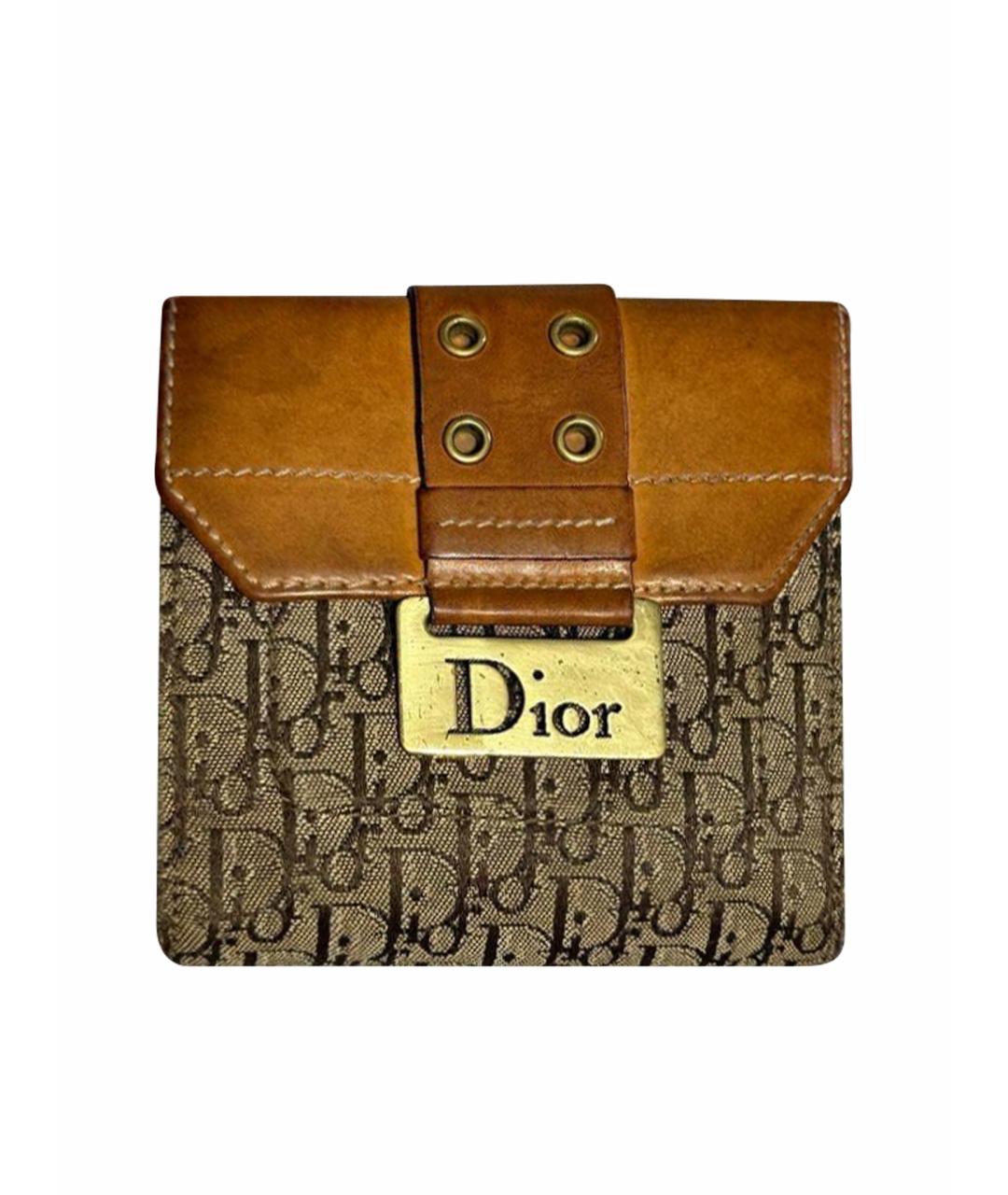 CHRISTIAN DIOR Коричневый кошелек, фото 1