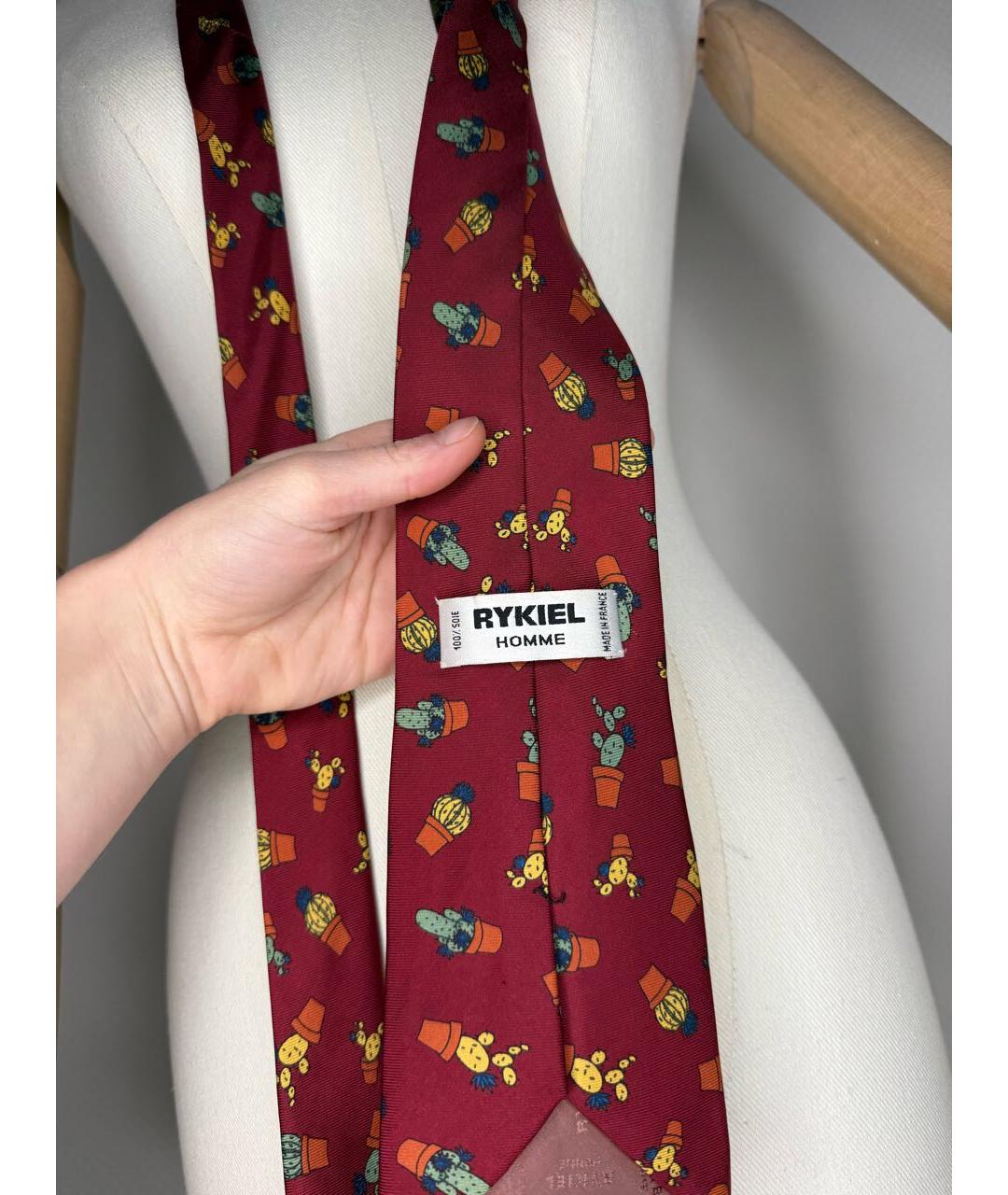 SONIA RYKIEL Бордовый галстук, фото 2