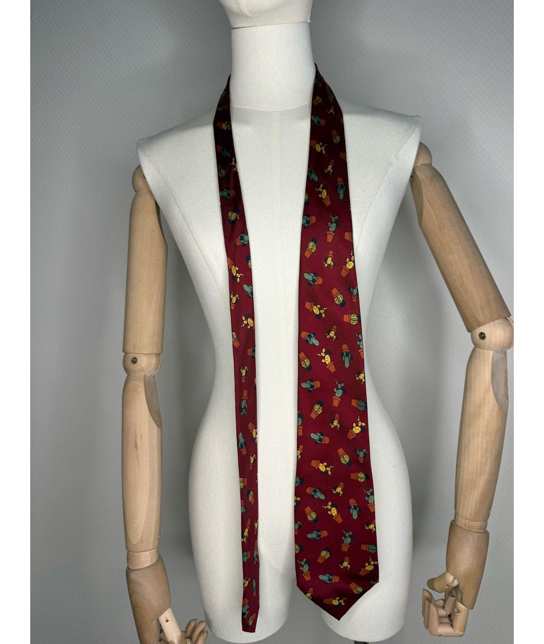 SONIA RYKIEL Бордовый галстук, фото 5