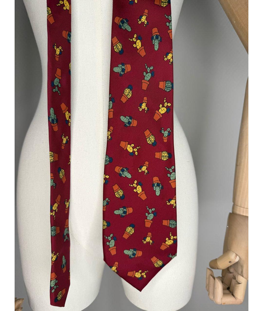 SONIA RYKIEL Бордовый галстук, фото 4