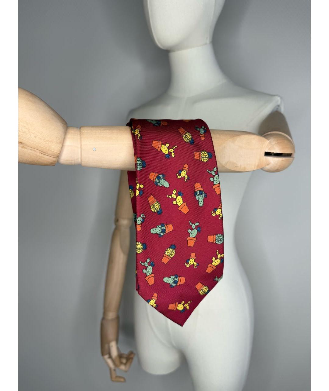 SONIA RYKIEL Бордовый галстук, фото 8