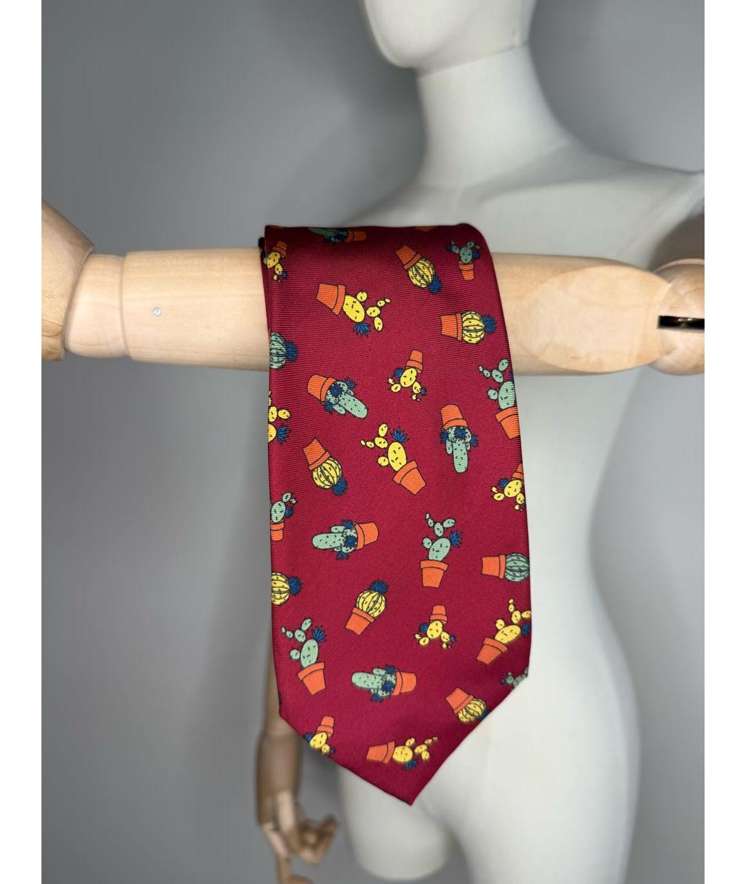 SONIA RYKIEL Бордовый галстук, фото 6