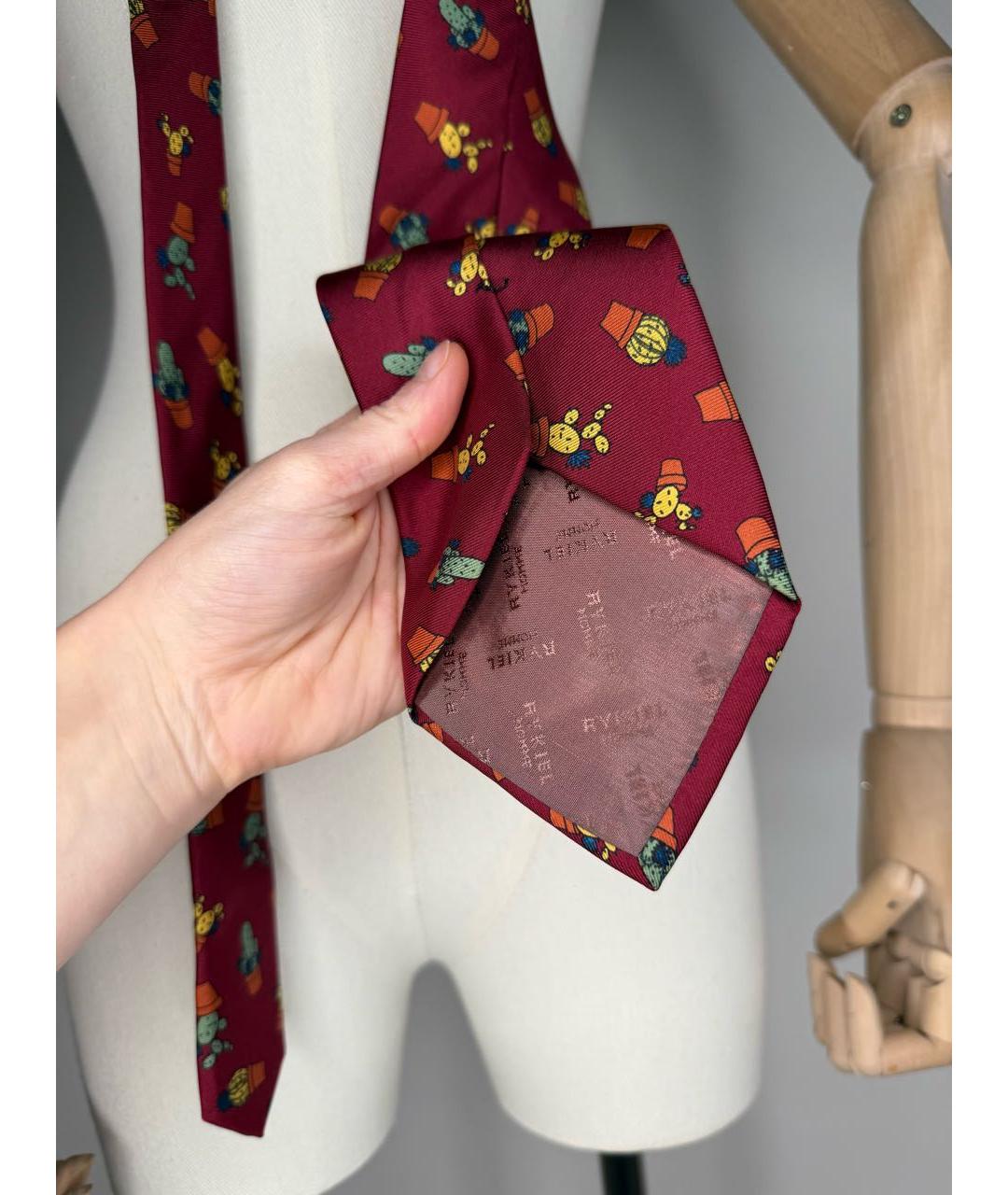 SONIA RYKIEL Бордовый галстук, фото 3