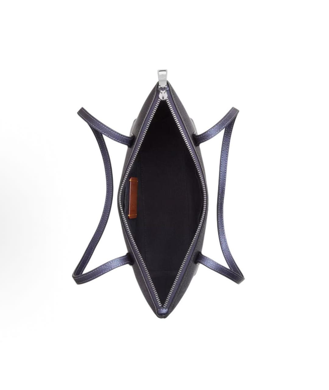 COACH Темно-синяя сумка тоут, фото 3