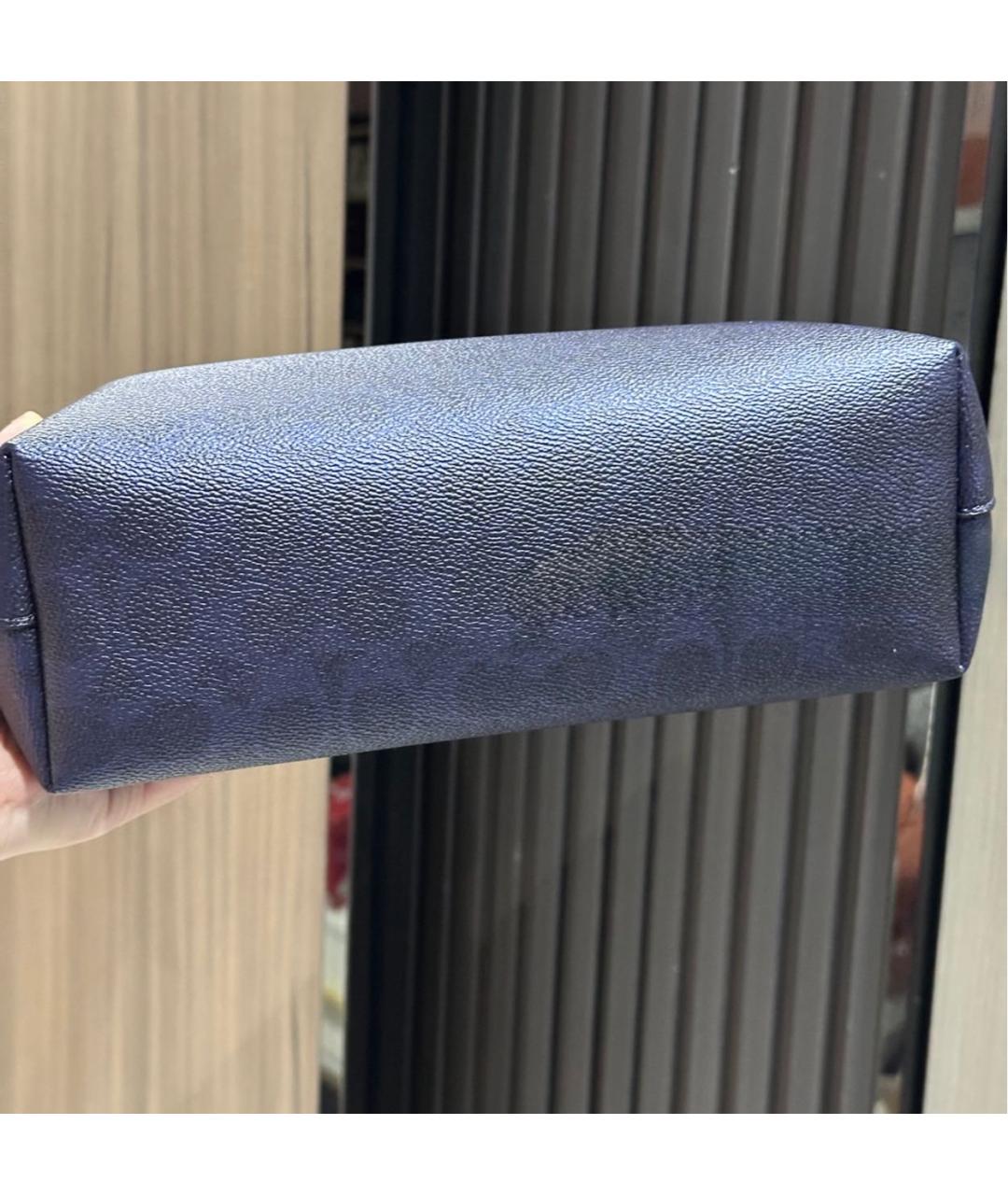 COACH Темно-синяя сумка тоут, фото 8