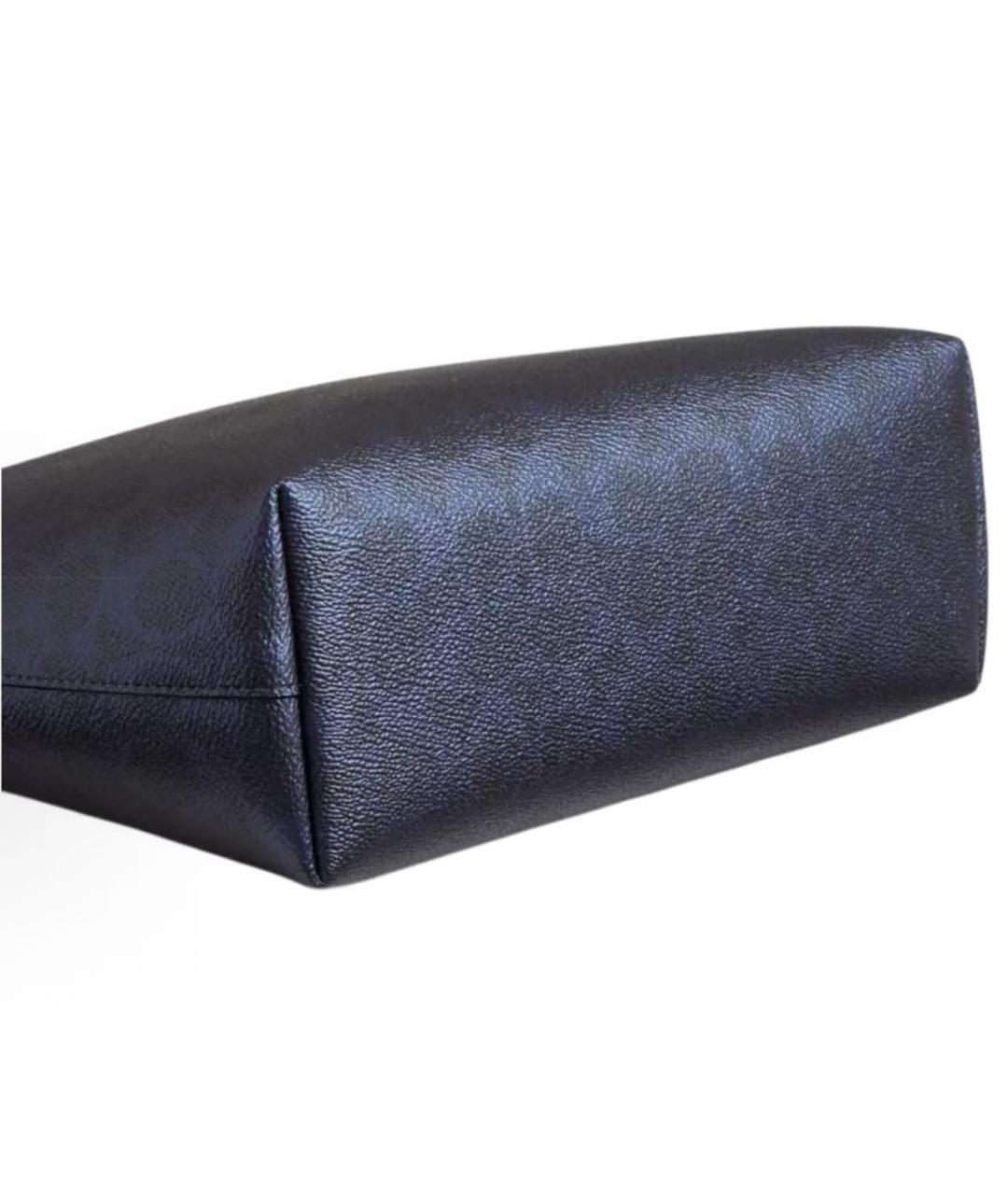 COACH Темно-синяя сумка тоут, фото 4