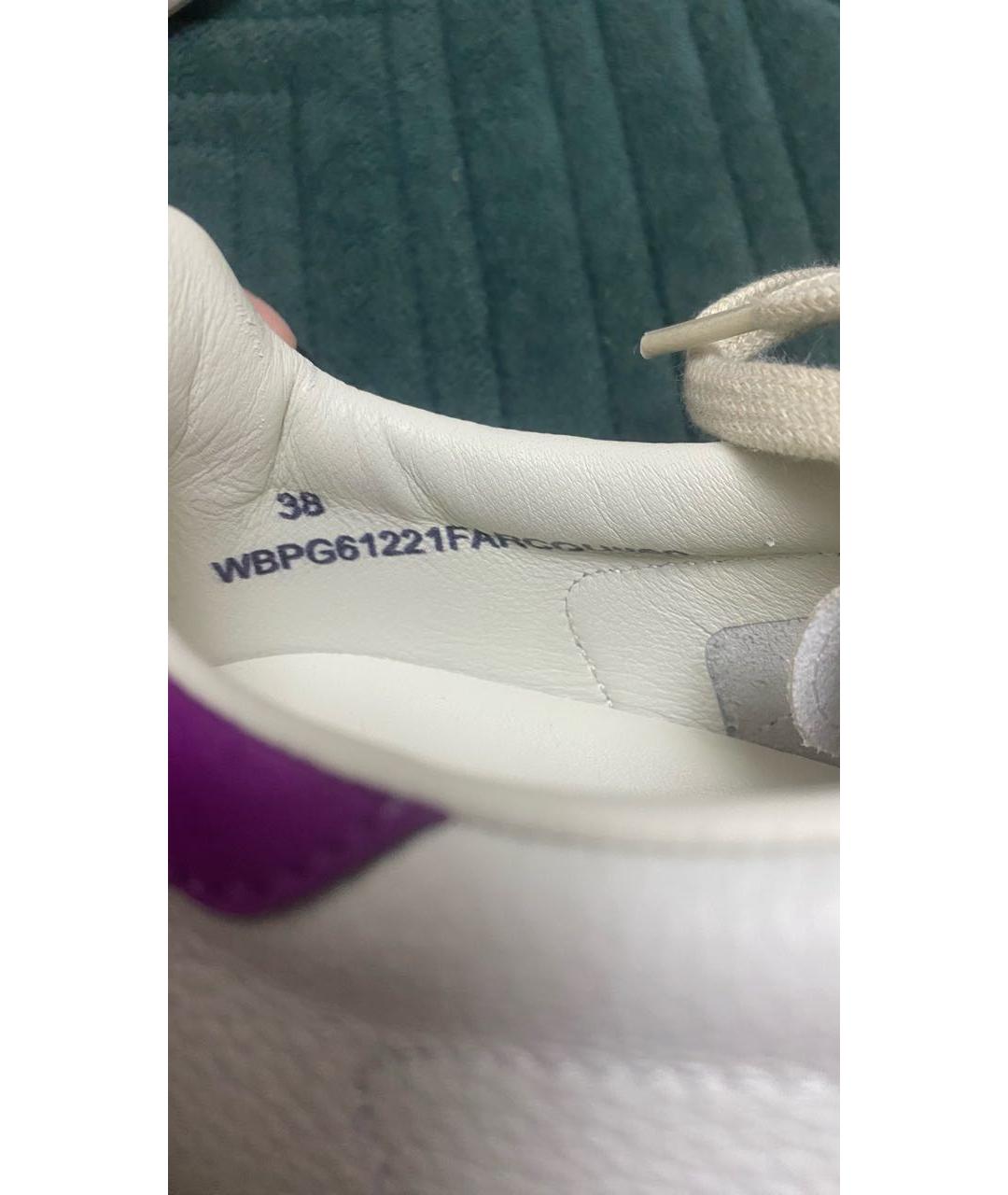 SANTONI Мульти кожаные кеды, фото 5