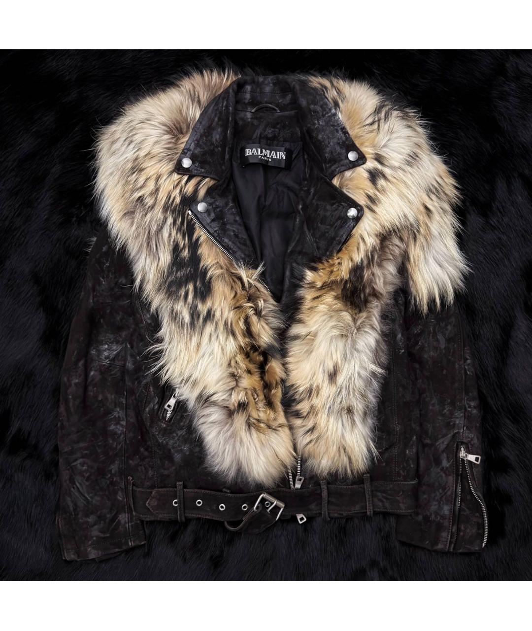 BALMAIN Кожаная дубленка, фото 7