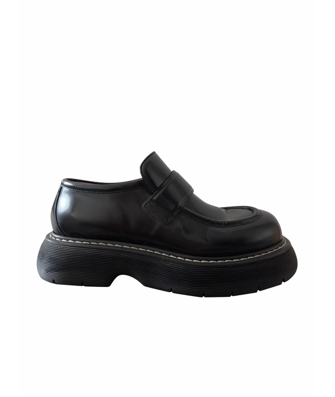 BOTTEGA VENETA Черные кожаные туфли, фото 1