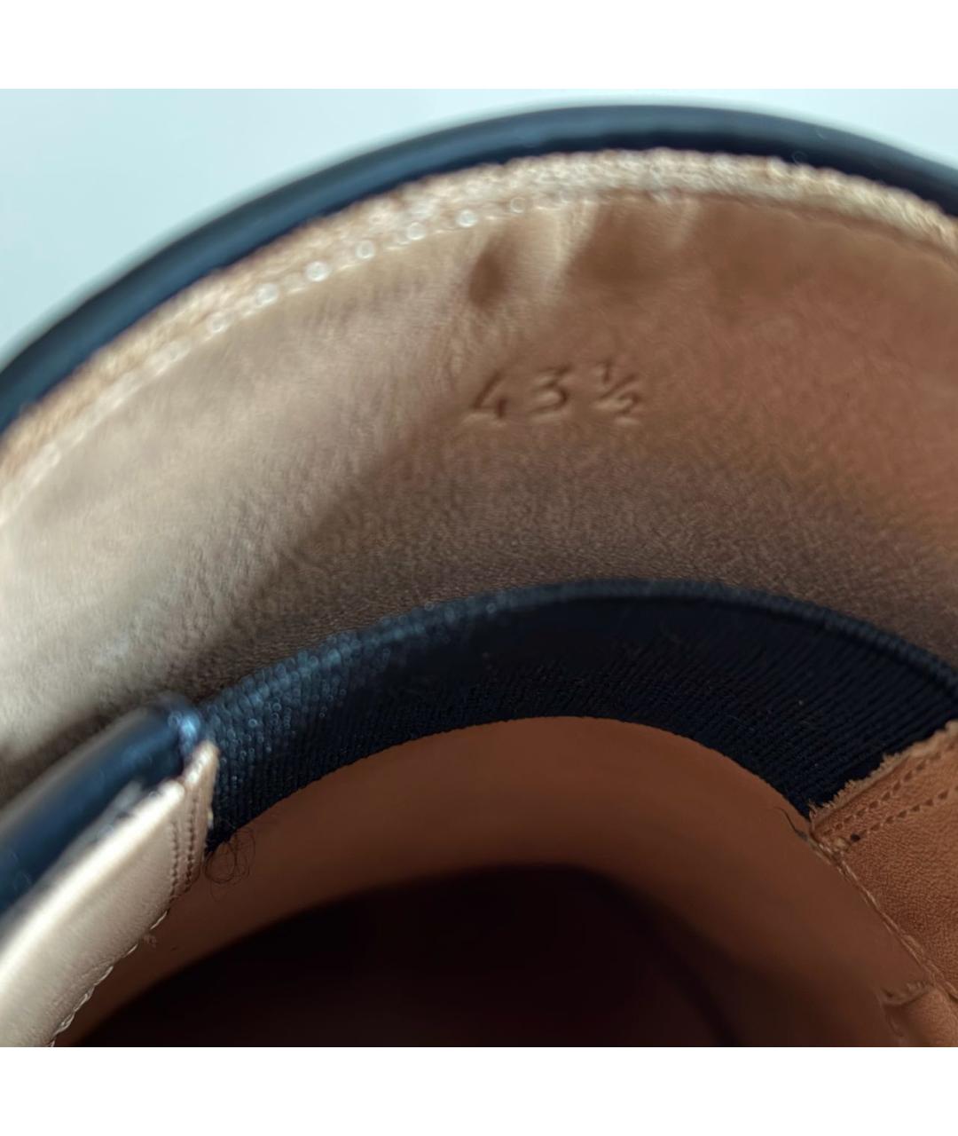 BOTTEGA VENETA Черные кожаные туфли, фото 5