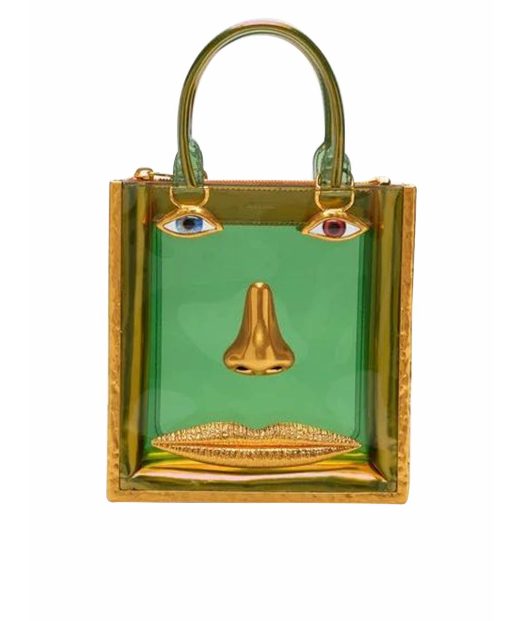 SCHIAPARELLI Зеленая сумка с короткими ручками, фото 5