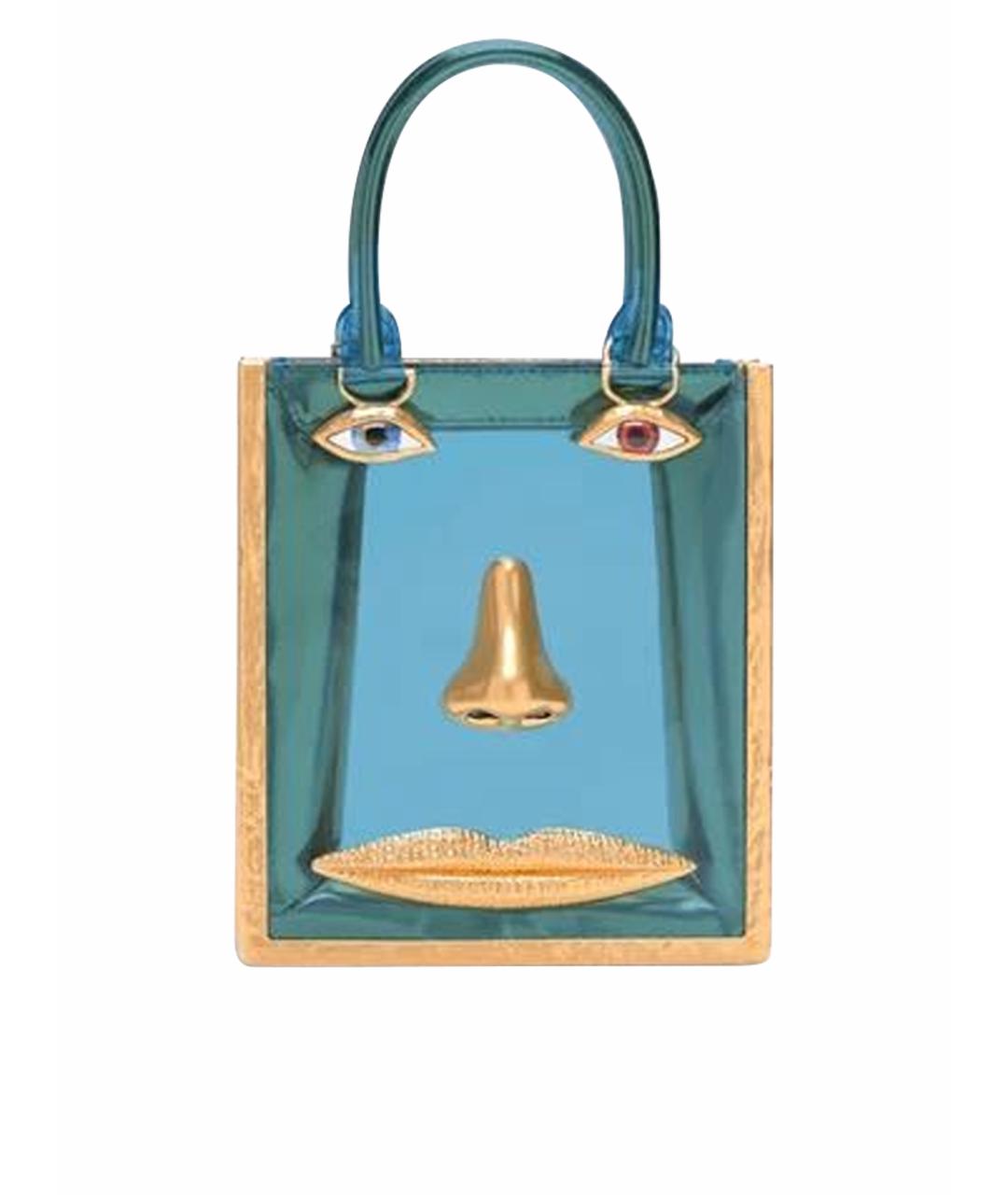 SCHIAPARELLI Голубая сумка с короткими ручками, фото 1