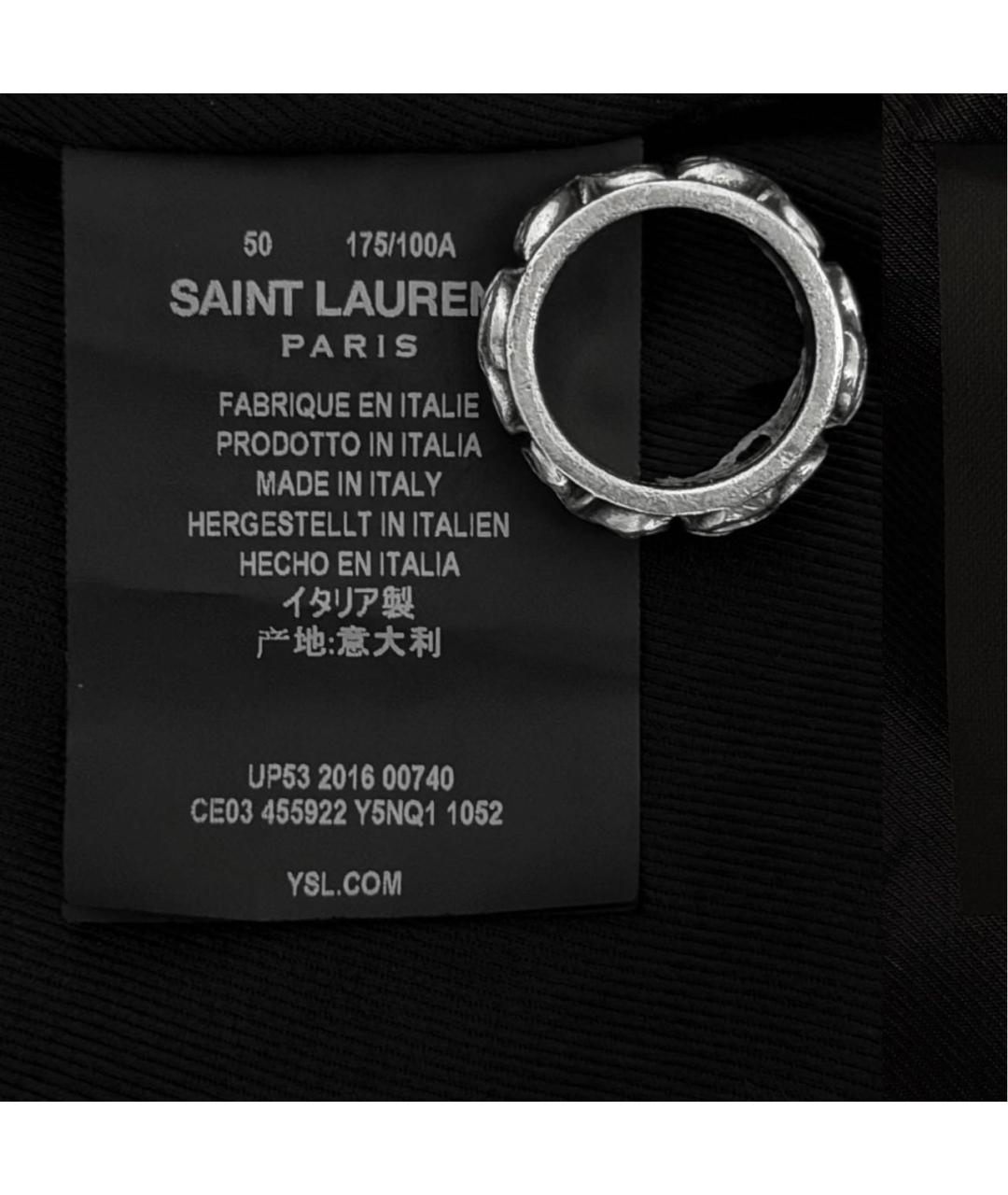 SAINT LAURENT Кожаная куртка, фото 4