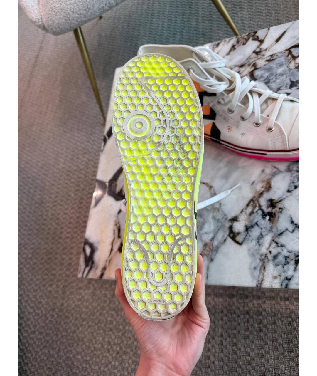 VETEMENTS Мульти текстильные высокие кроссовки / кеды, фото 5