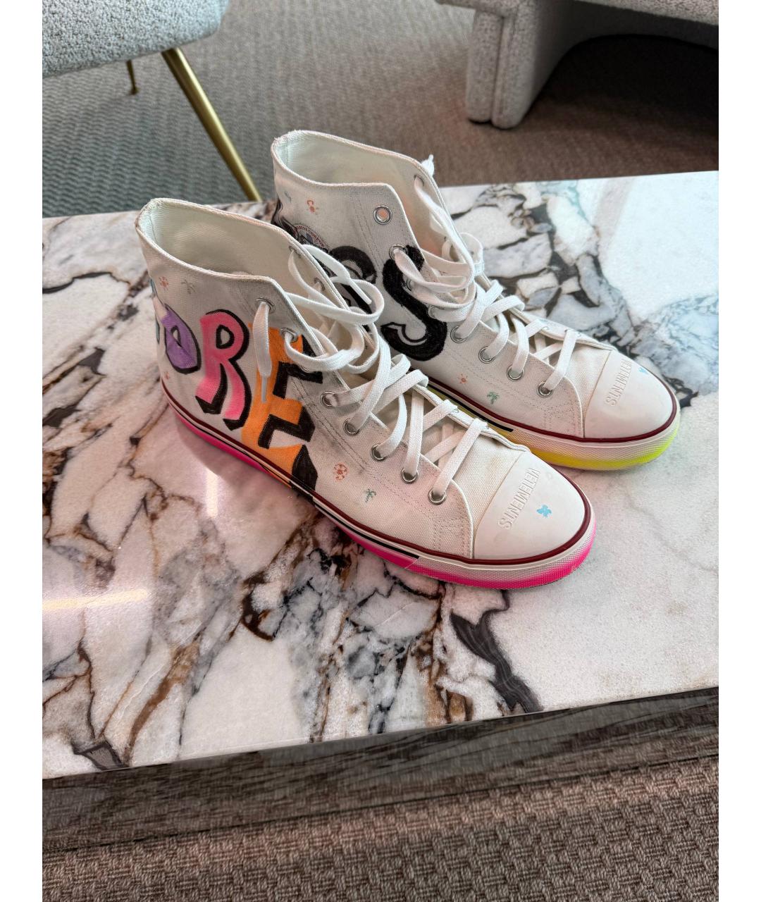 VETEMENTS Мульти текстильные высокие кроссовки / кеды, фото 2