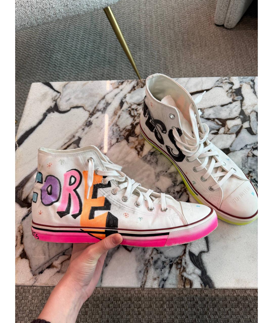 VETEMENTS Мульти текстильные высокие кроссовки / кеды, фото 10