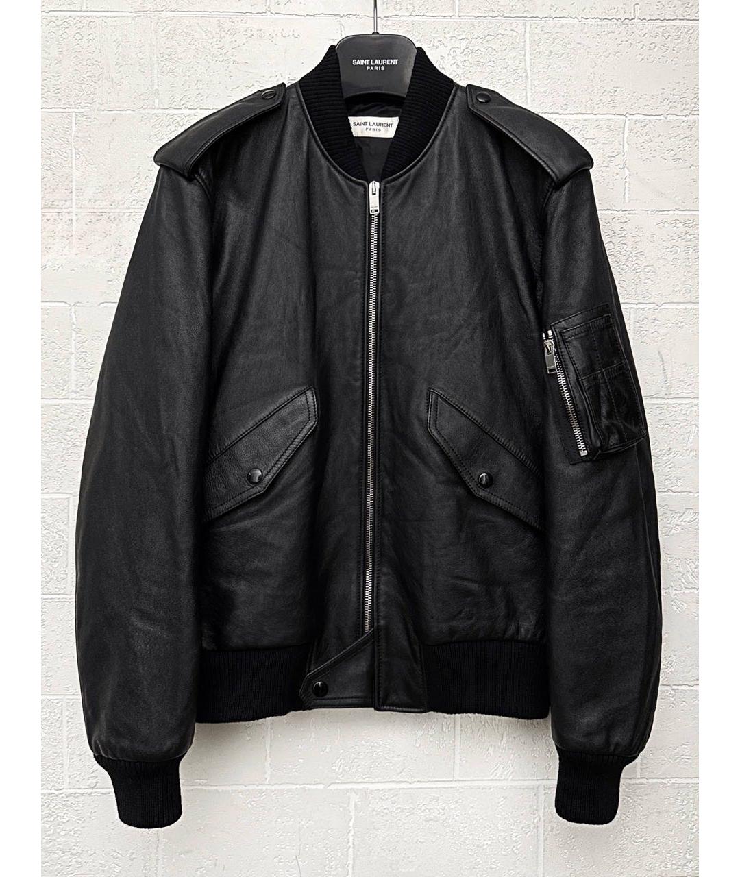 SAINT LAURENT Кожаная куртка, фото 6