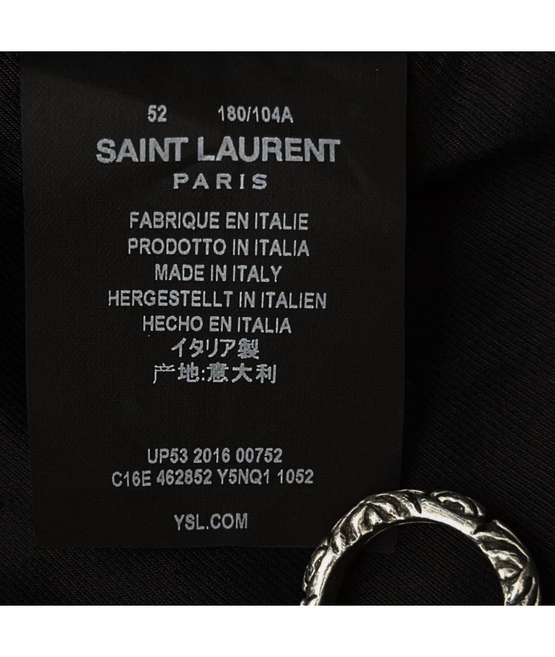 SAINT LAURENT Кожаная куртка, фото 5
