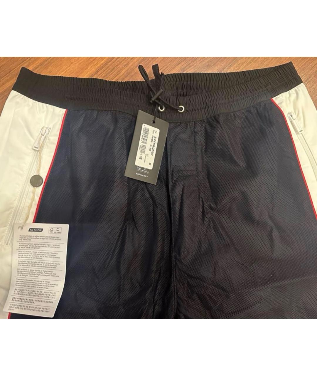 DSQUARED2 Черные полиэстеровые повседневные брюки, фото 3