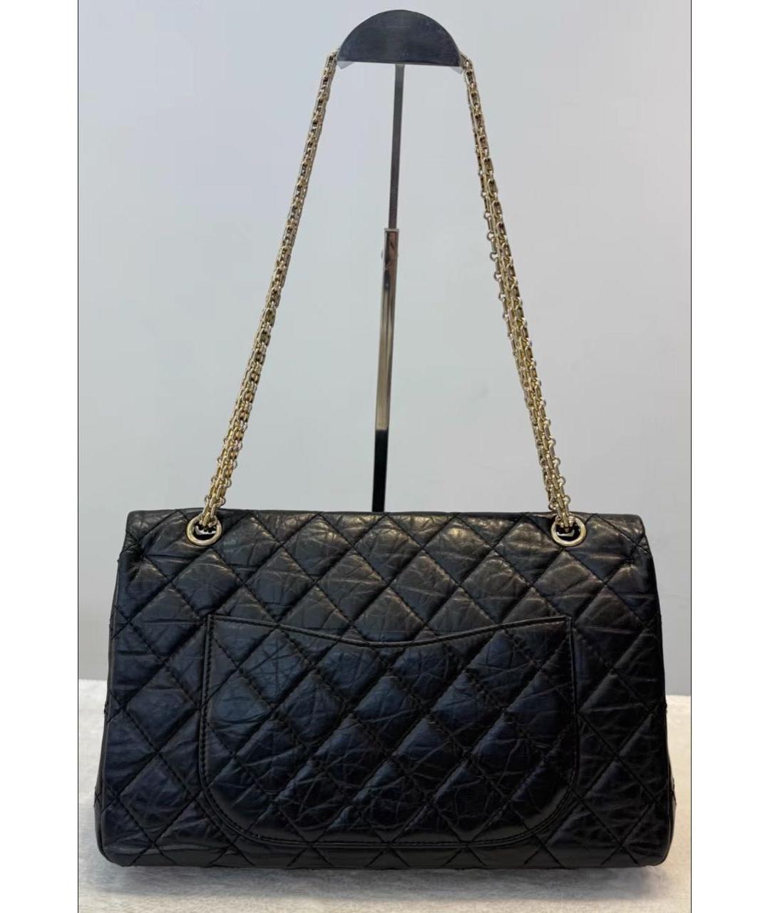CHANEL Черная кожаная сумка через плечо, фото 2