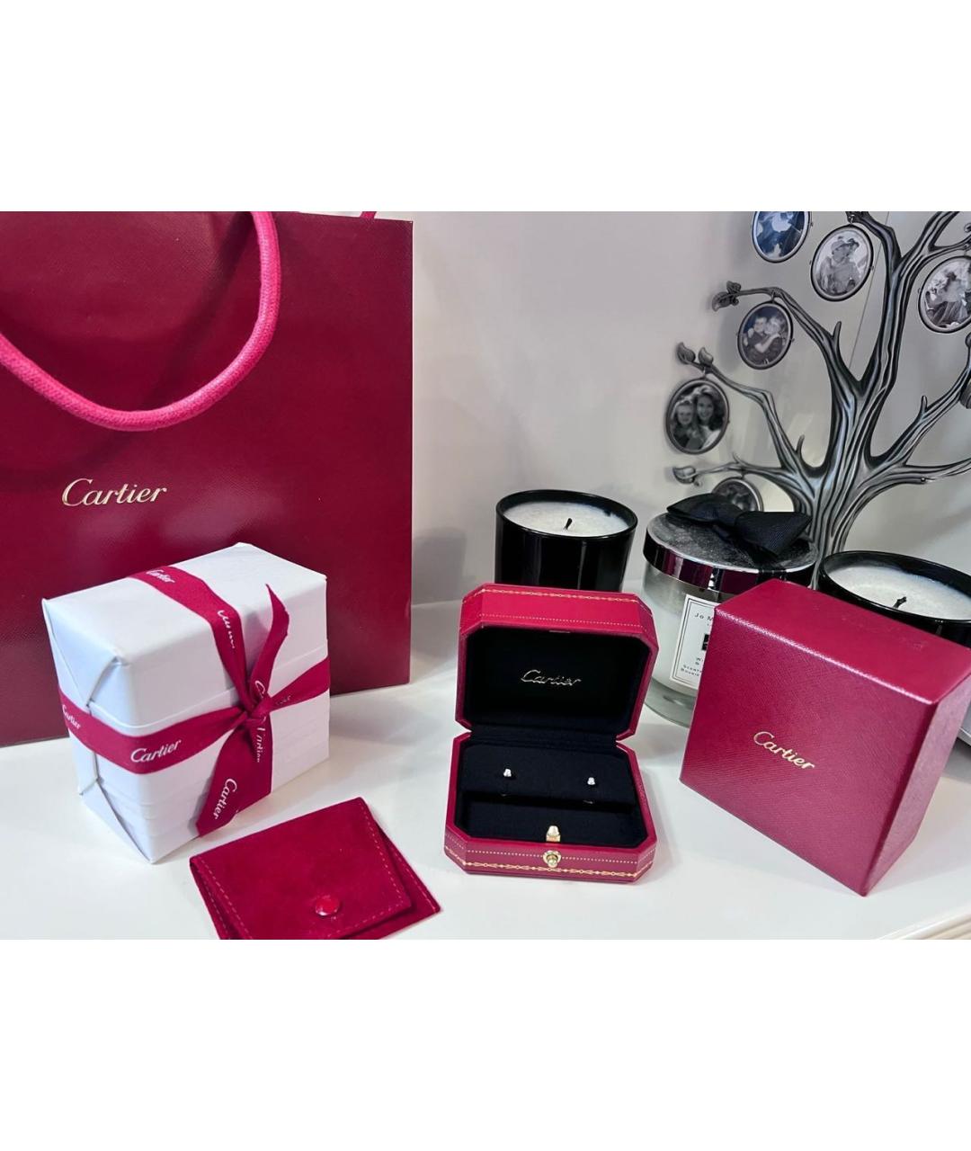 CARTIER Желтые серьги из желтого золота, фото 2