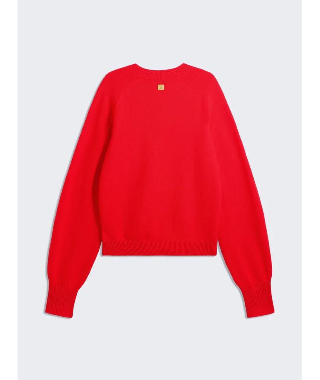 SCHIAPARELLI Красный кашемировый джемпер / свитер, фото 3