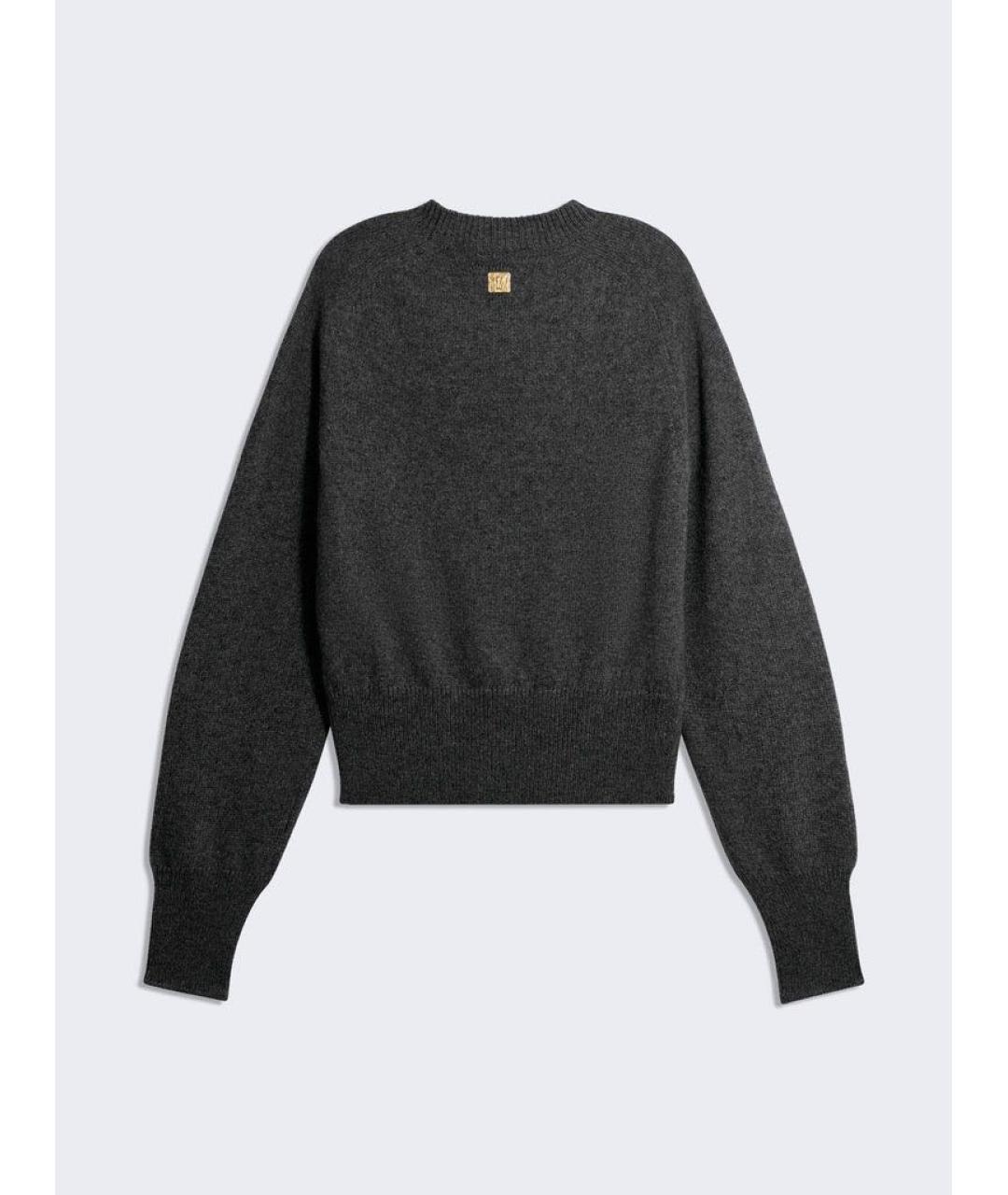 SCHIAPARELLI Антрацитовый кашемировый джемпер / свитер, фото 2