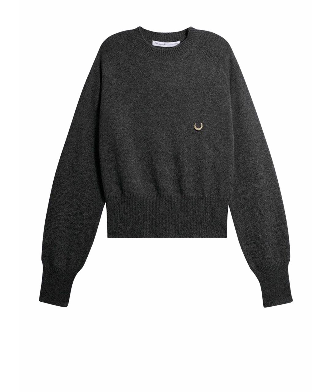 SCHIAPARELLI Антрацитовый кашемировый джемпер / свитер, фото 1