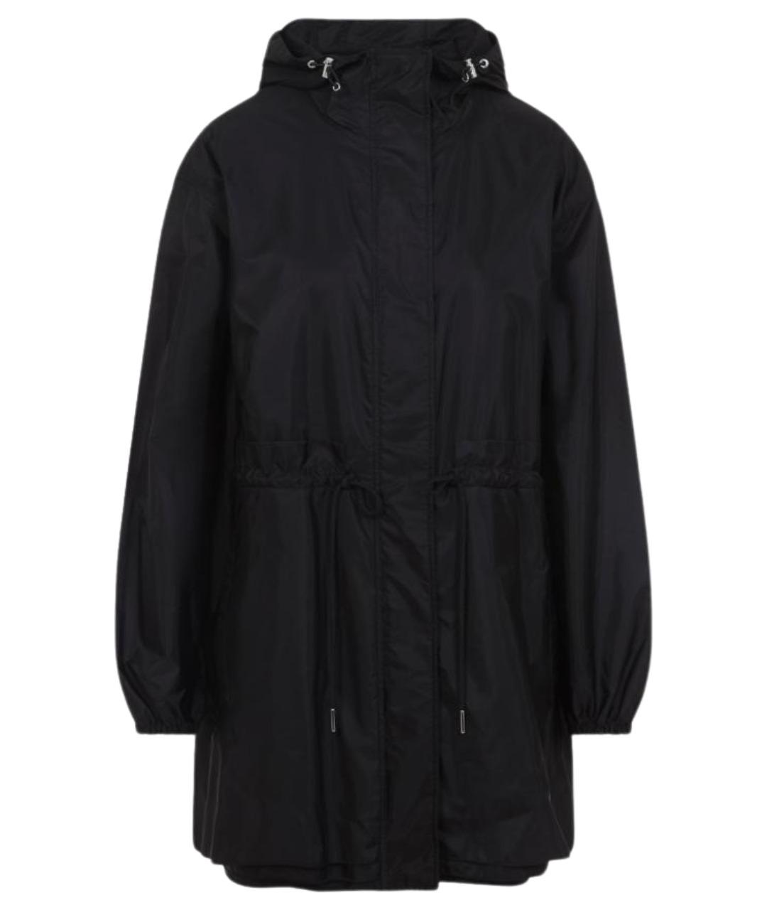 MONCLER Черная полиамидовая парка, фото 1