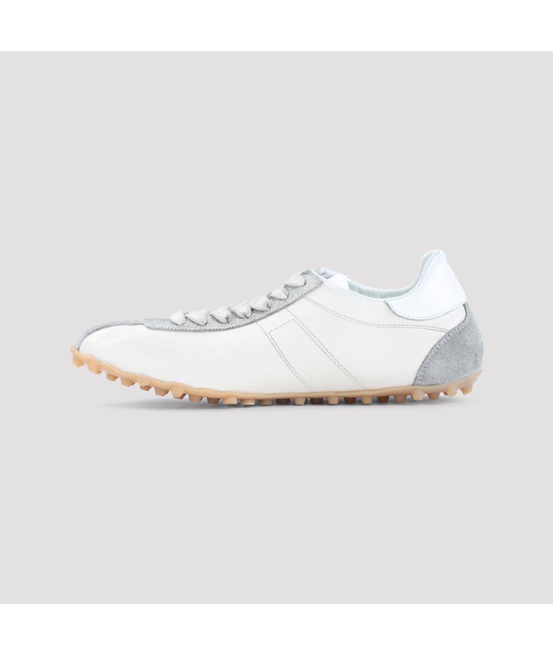 MAISON MARGIELA Мульти кожаные низкие кроссовки / кеды, фото 2