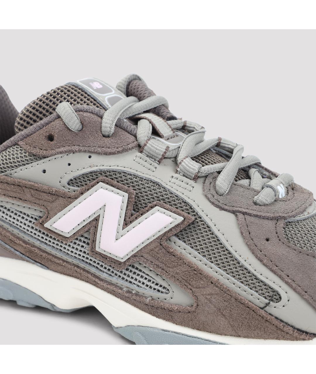 NEW BALANCE Серые замшевые кроссовки, фото 4