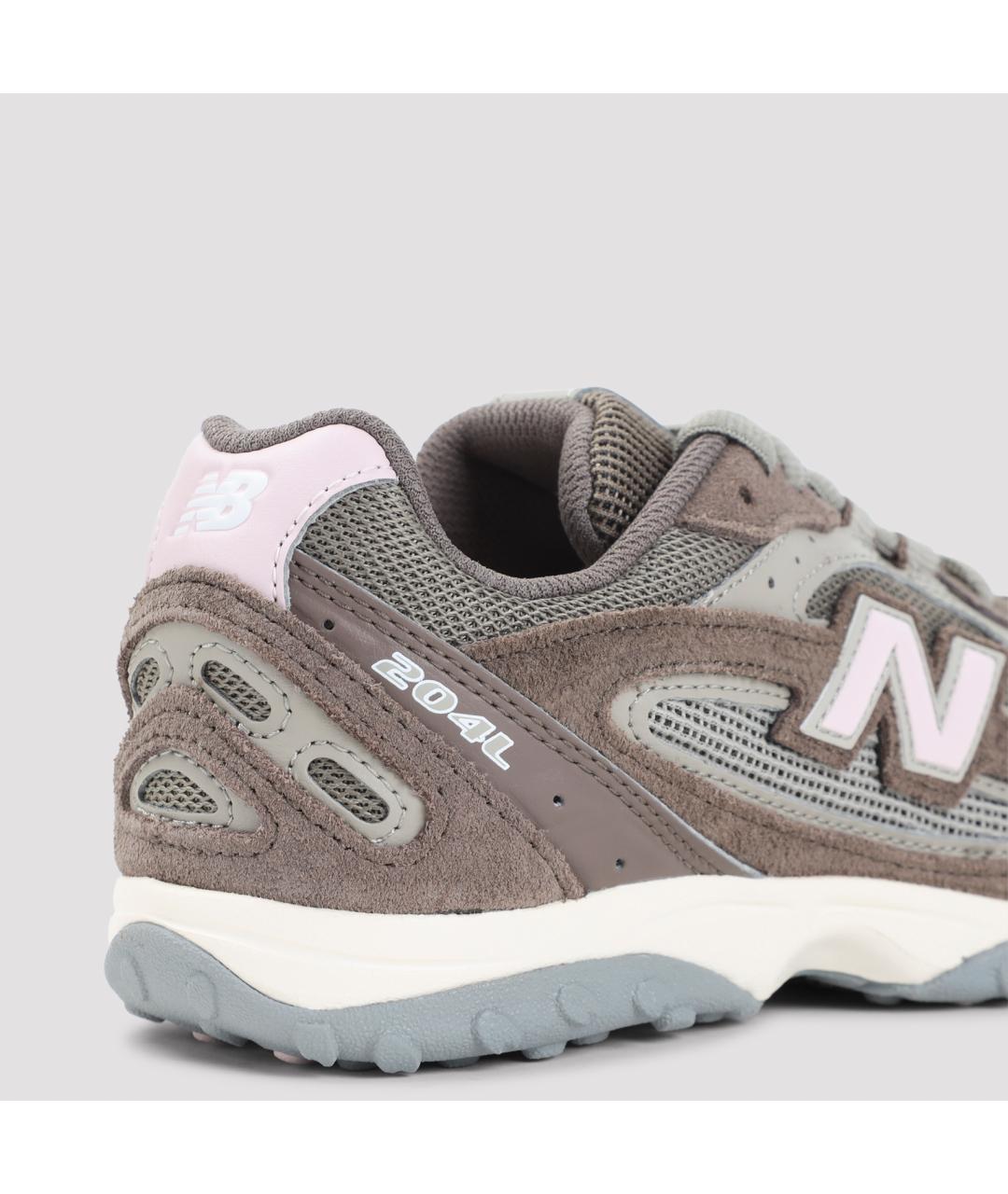 NEW BALANCE Серые замшевые кроссовки, фото 5