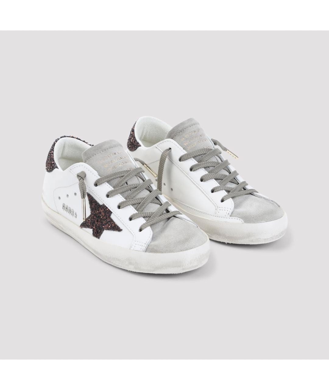 GOLDEN GOOSE DELUXE BRAND Белые кожаные кеды, фото 3